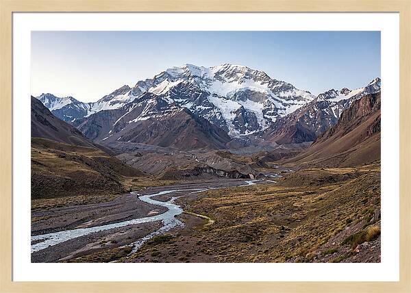 Aconcagua From The Horcones Valley