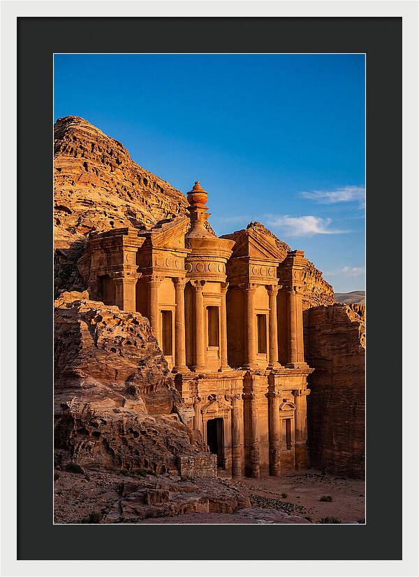 Ad Deir At Golden Hour