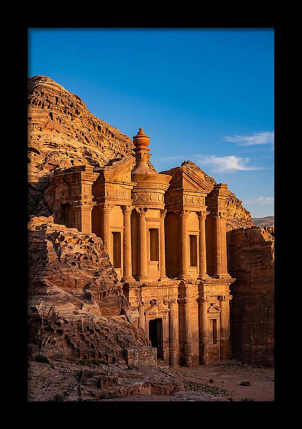 Ad Deir At Golden Hour