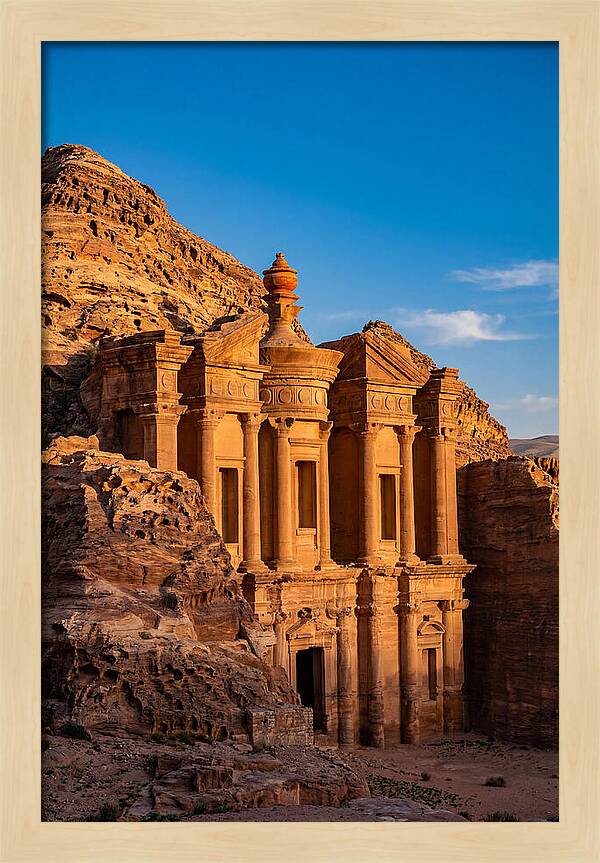 Ad Deir At Golden Hour