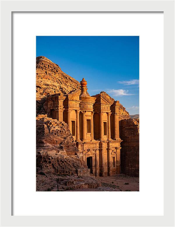 Ad Deir At Golden Hour