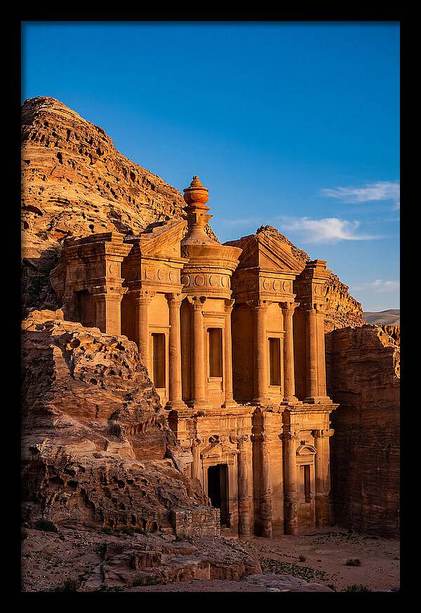 Ad Deir At Golden Hour