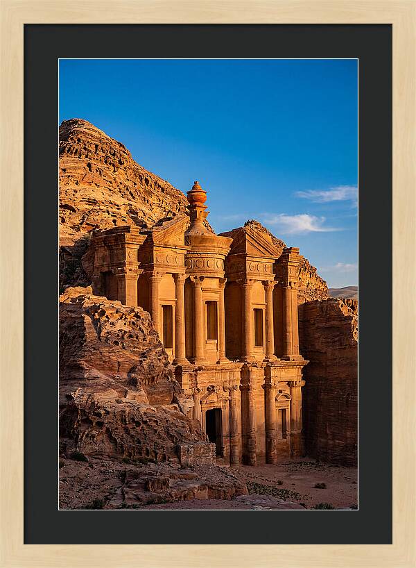 Ad Deir At Golden Hour
