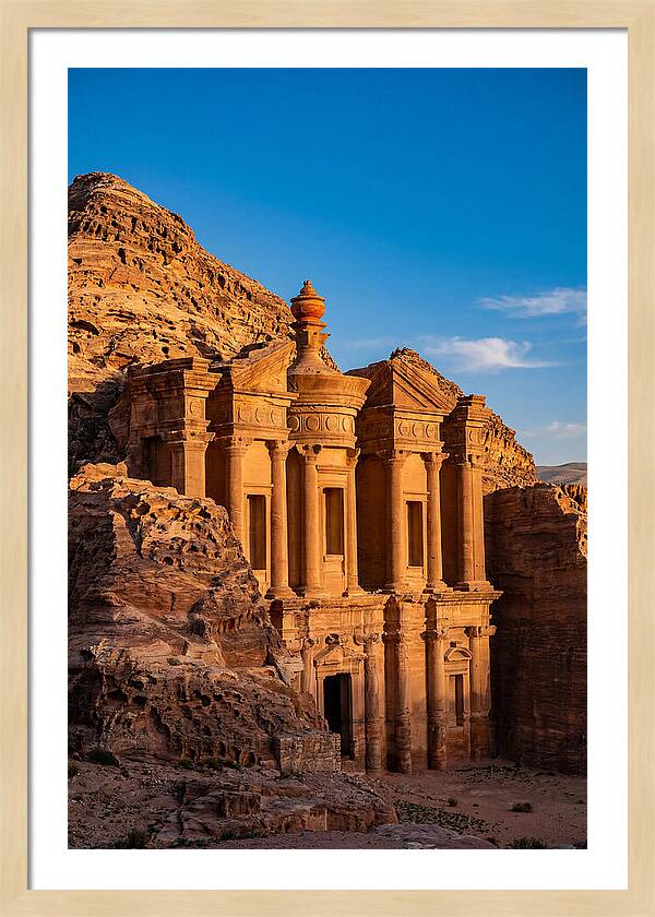 Ad Deir At Golden Hour