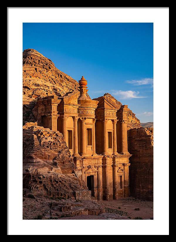 Ad Deir At Golden Hour