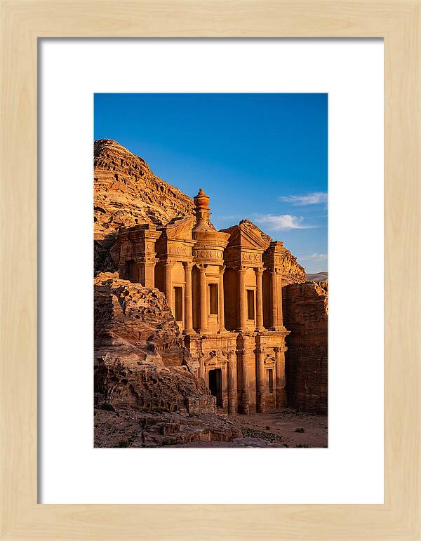 Ad Deir At Golden Hour