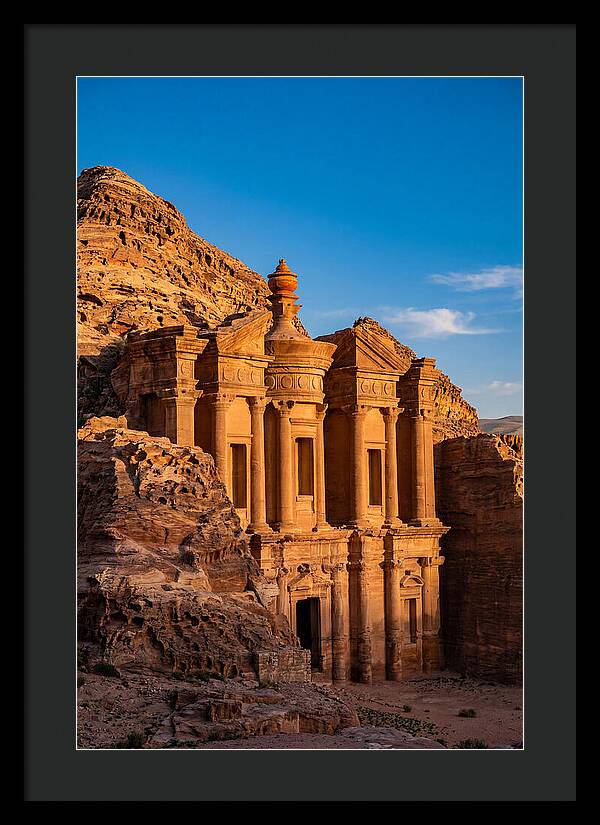 Ad Deir At Golden Hour