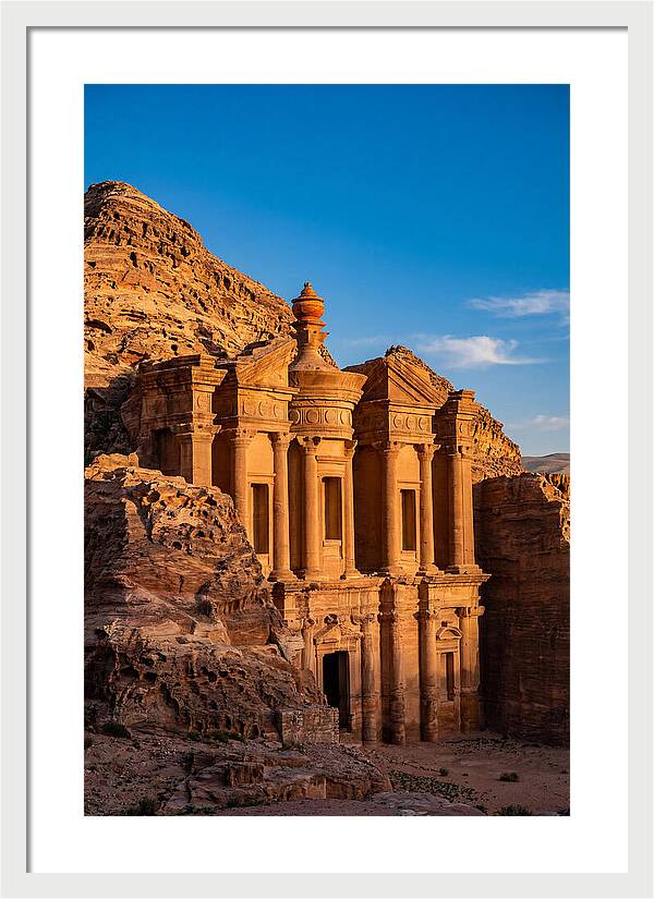 Ad Deir At Golden Hour