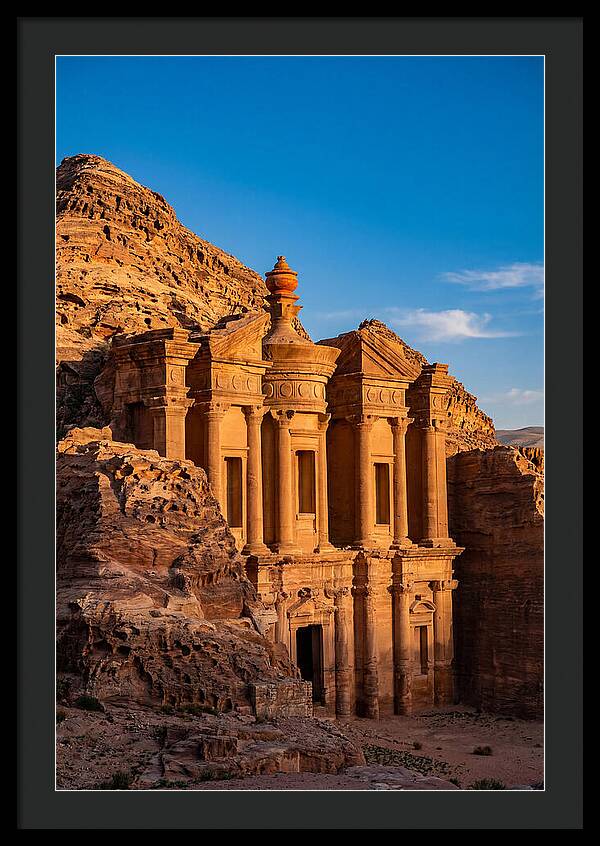 Ad Deir At Golden Hour
