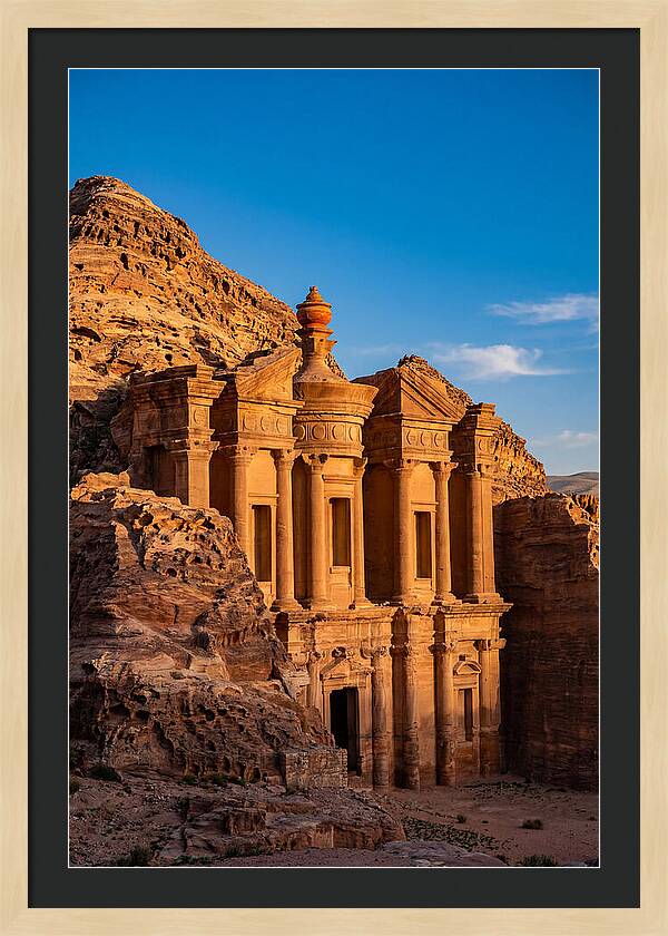 Ad Deir At Golden Hour