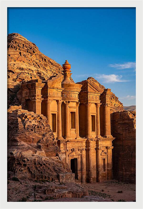 Ad Deir At Golden Hour