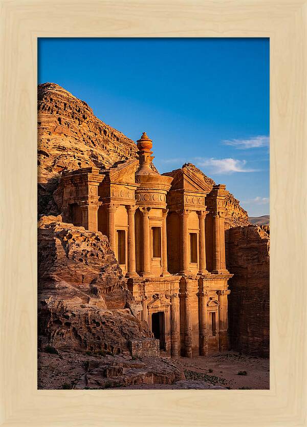 Ad Deir At Golden Hour