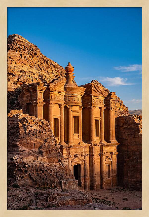 Ad Deir At Golden Hour