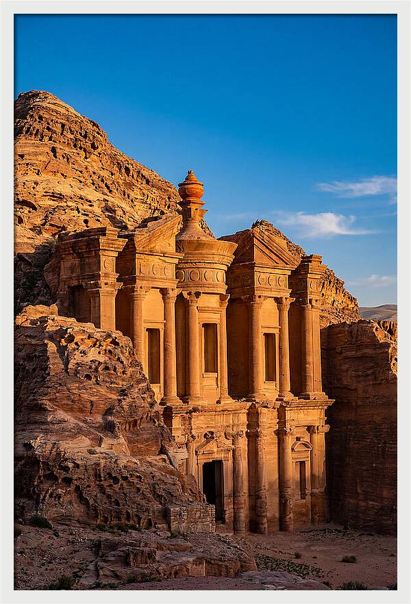Ad Deir At Golden Hour