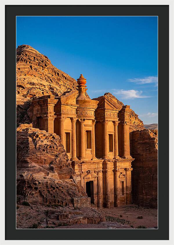 Ad Deir At Golden Hour