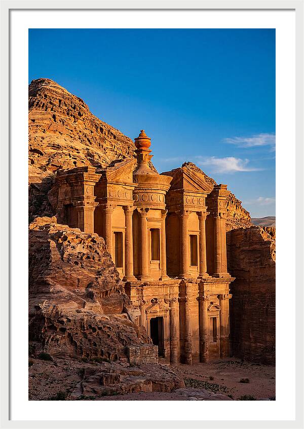 Ad Deir At Golden Hour