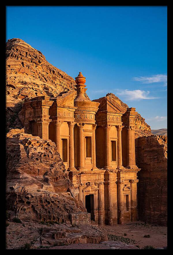 Ad Deir At Golden Hour
