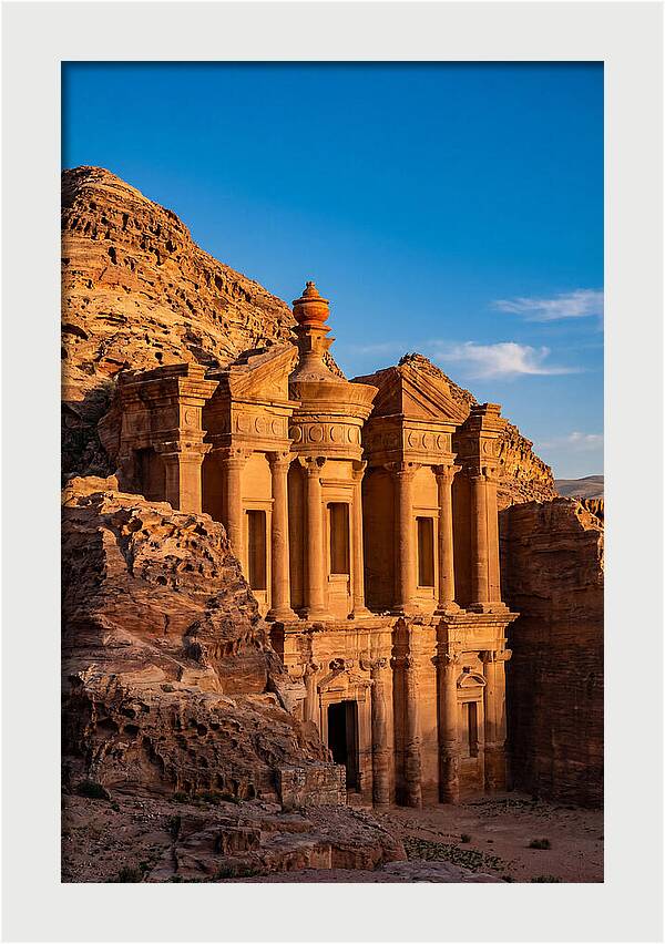 Ad Deir At Golden Hour
