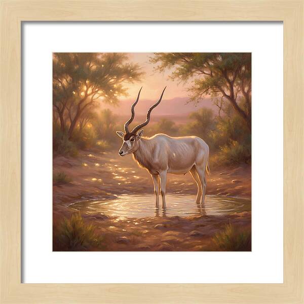 Addax At Dusk