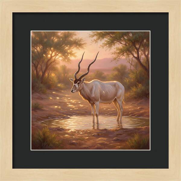 Addax At Dusk