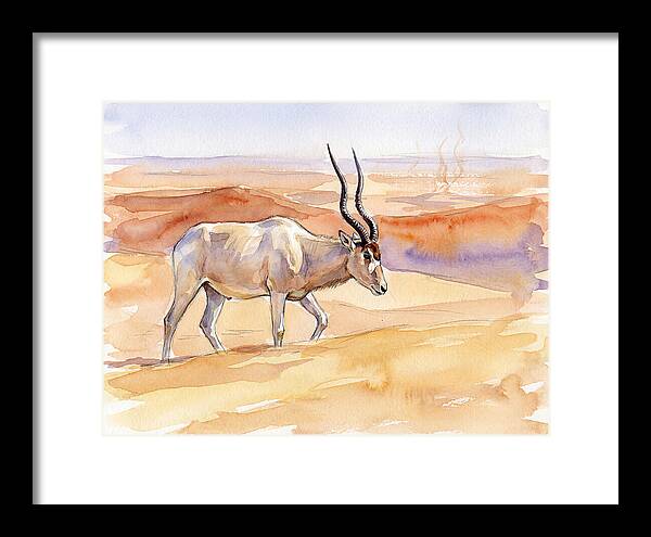 Addax In Desert Serenity