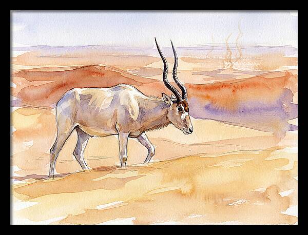 Addax In Desert Serenity