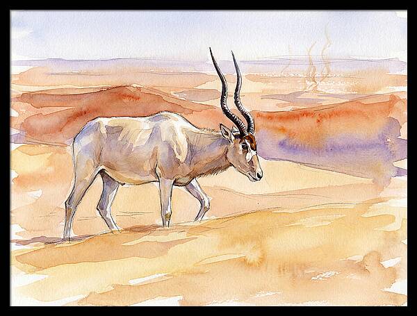 Addax In Desert Serenity
