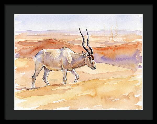 Addax In Desert Serenity