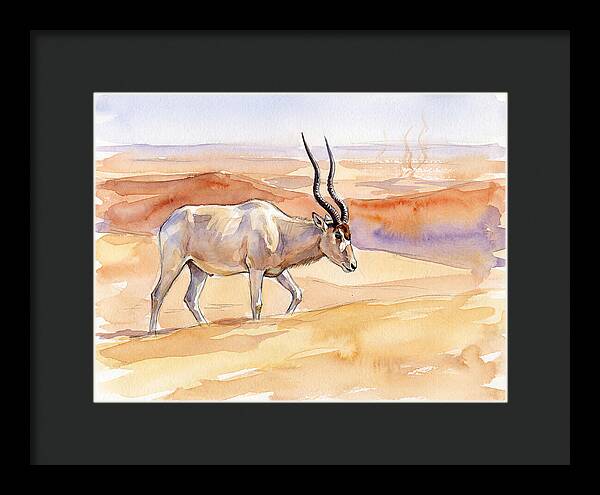 Addax In Desert Serenity