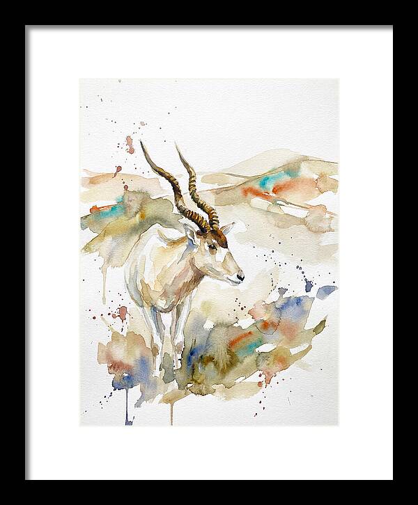 Addax In Watercolor Splendor