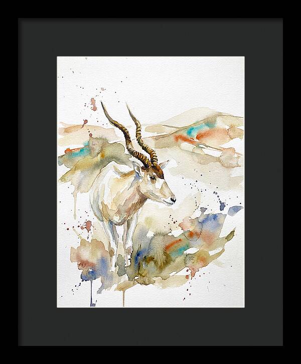 Addax In Watercolor Splendor