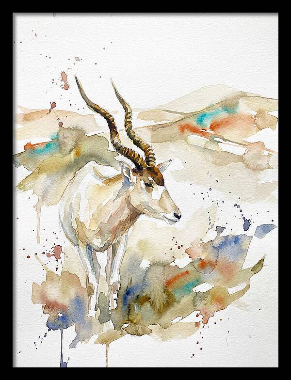 Addax In Watercolor Splendor