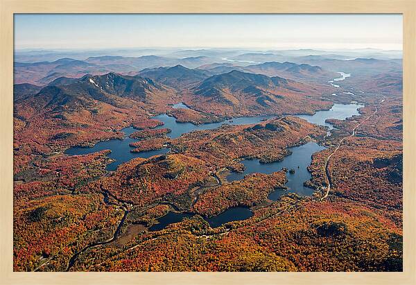 Adirondack Mountains In Autumn Splendor