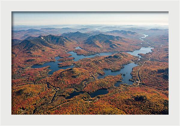 Adirondack Mountains In Autumn Splendor
