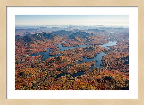 Adirondack Mountains In Autumn Splendor