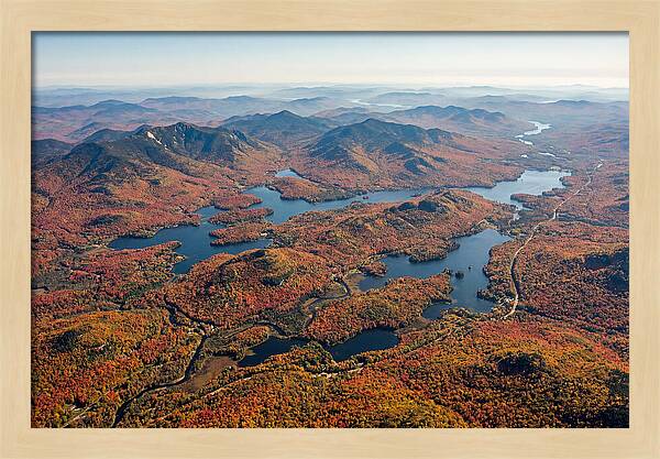 Adirondack Mountains In Autumn Splendor