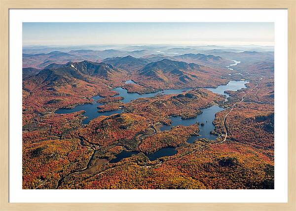 Adirondack Mountains In Autumn Splendor