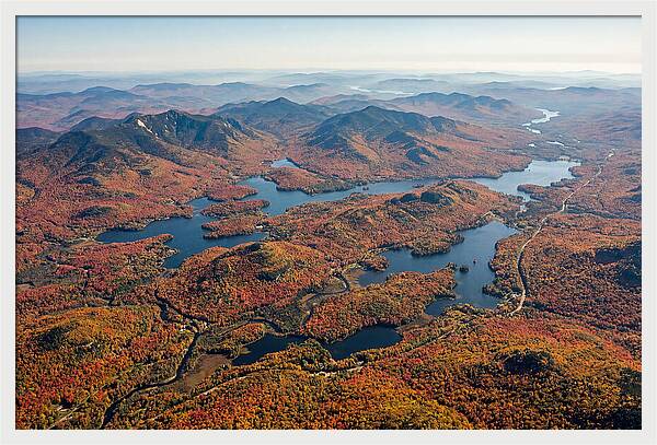 Adirondack Mountains In Autumn Splendor
