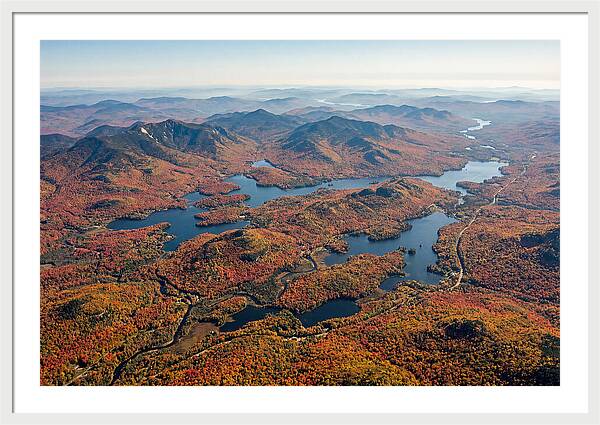 Adirondack Mountains In Autumn Splendor