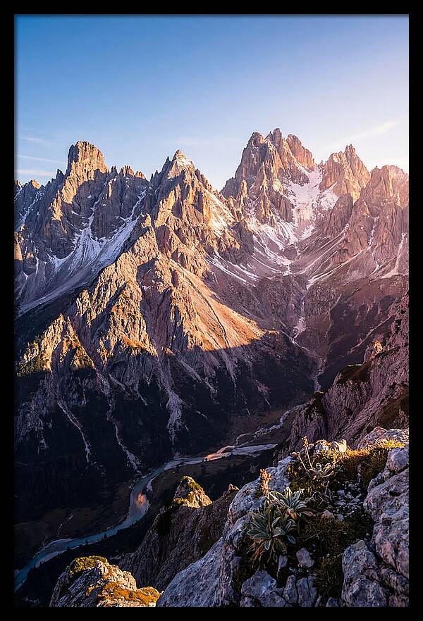 Adirondack Peaks At Dusk