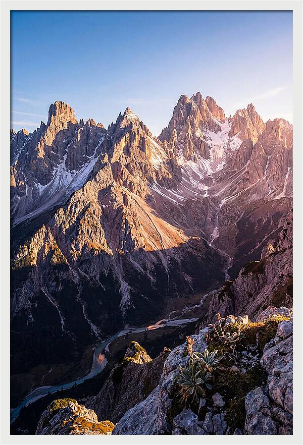 Adirondack Peaks At Dusk