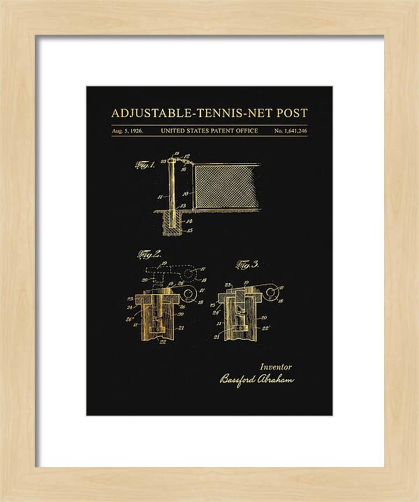 Adjustable Tennis Net Post Gold Patent Us1641246a