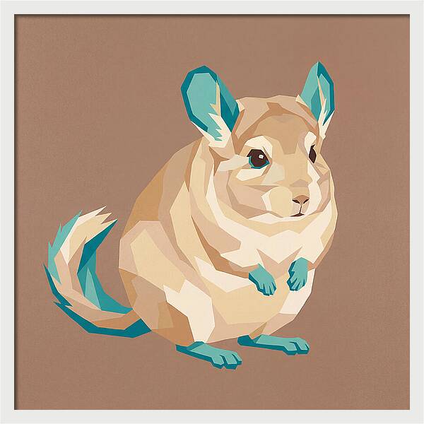 Adorable Chinchilla Closeup