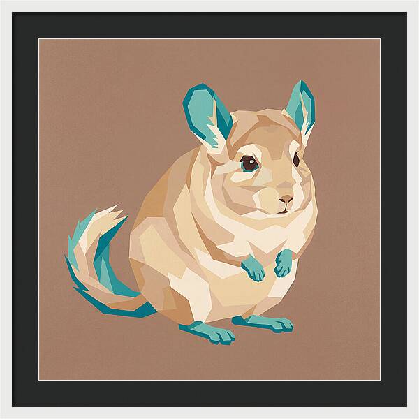 Adorable Chinchilla Closeup