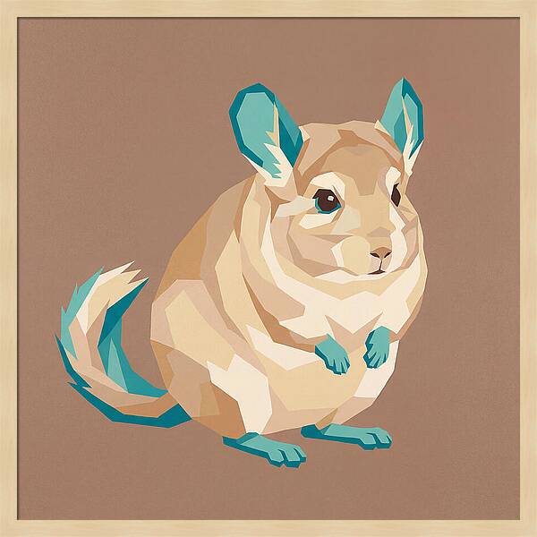 Adorable Chinchilla Closeup