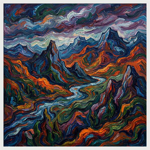 Adventure Landscape Expressionism