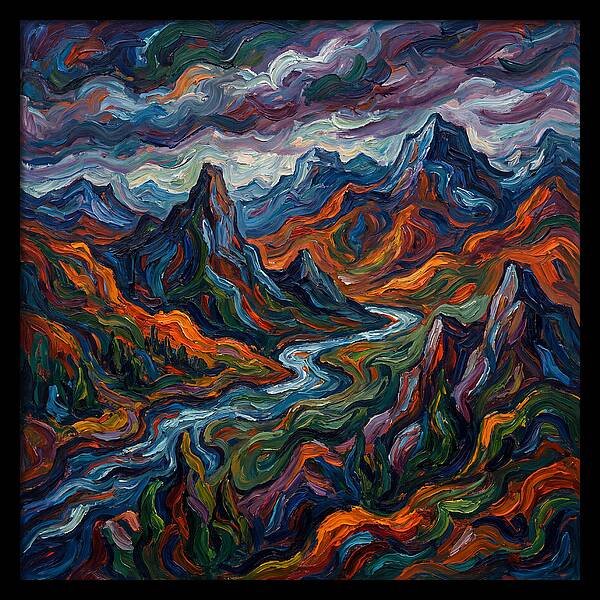 Adventure Landscape Expressionism