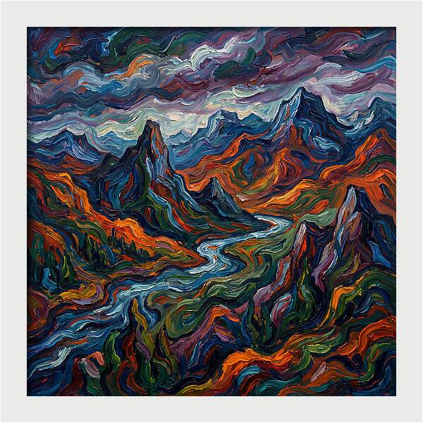 Adventure Landscape Expressionism