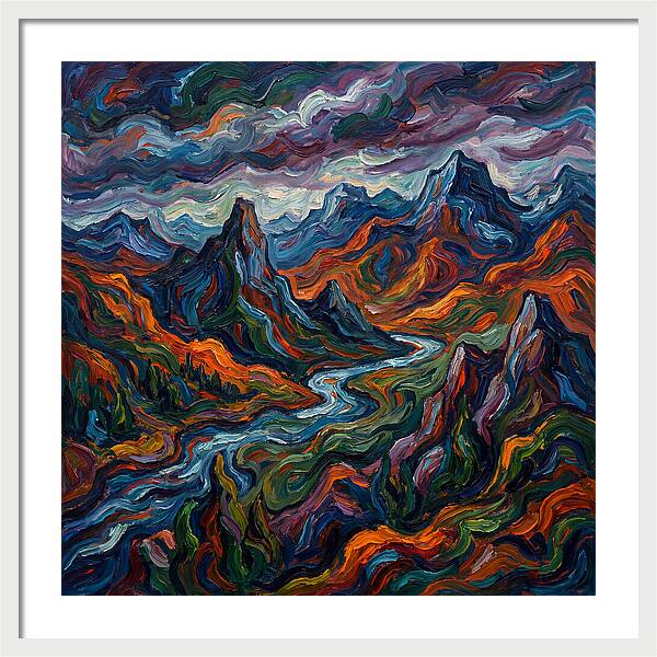 Adventure Landscape Expressionism