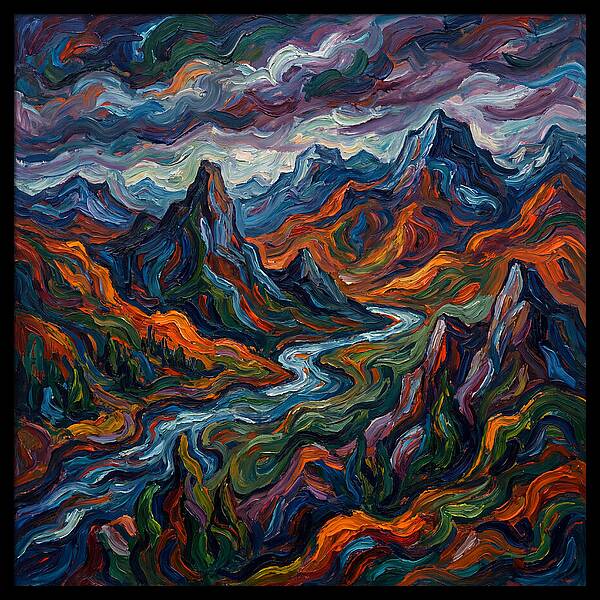 Adventure Landscape Expressionism